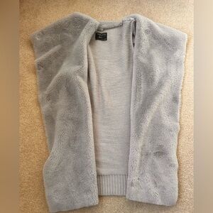 Twelfth Love Light Faux Fur Open Front Cardigan | Cozy Chic Layer | Size M